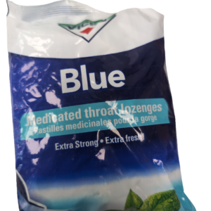 Blue Medicated Throat Lozenges