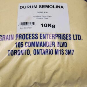 Durum Yellow Semolina -10Kg